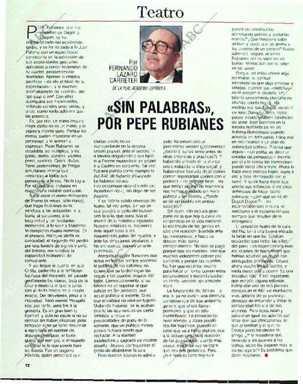 BLANCO Y NEGRO MADRID 12-03-1989 página 12