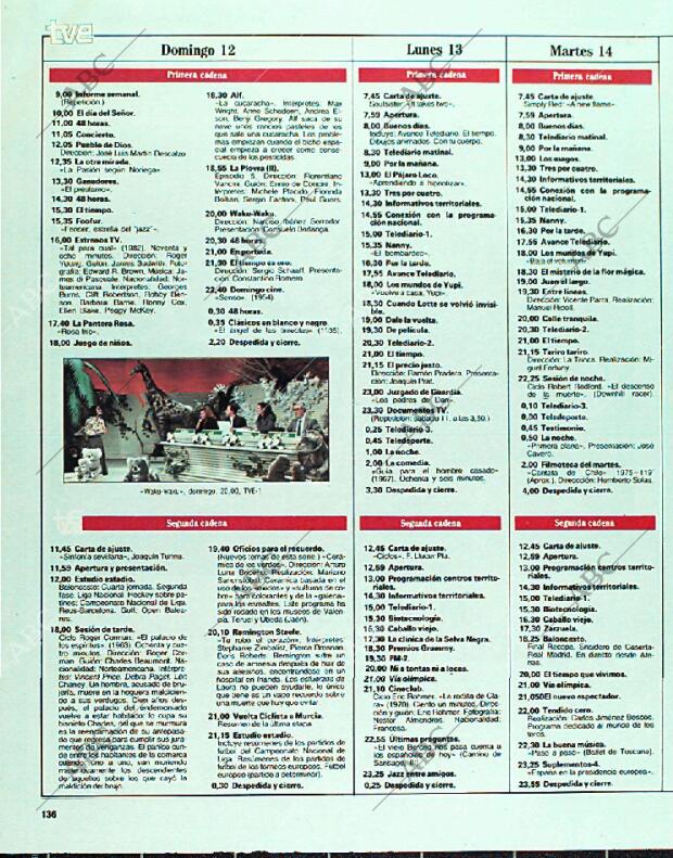 BLANCO Y NEGRO MADRID 12-03-1989 página 136