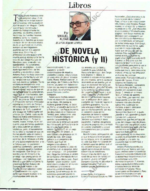 BLANCO Y NEGRO MADRID 12-03-1989 página 14