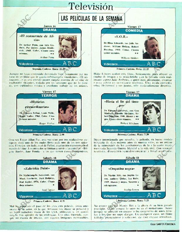 BLANCO Y NEGRO MADRID 12-03-1989 página 141