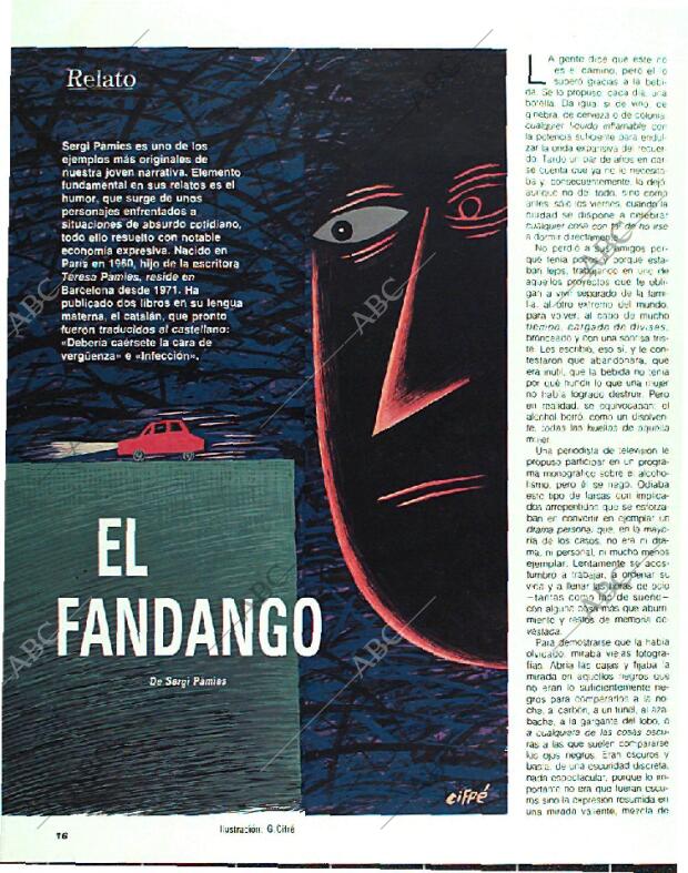 BLANCO Y NEGRO MADRID 12-03-1989 página 16