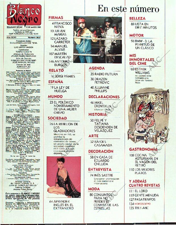 BLANCO Y NEGRO MADRID 12-03-1989 página 3