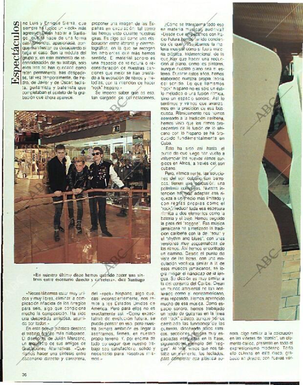 BLANCO Y NEGRO MADRID 12-03-1989 página 36