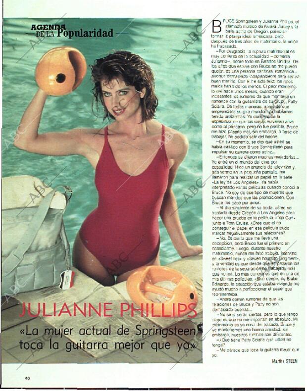 BLANCO Y NEGRO MADRID 12-03-1989 página 40