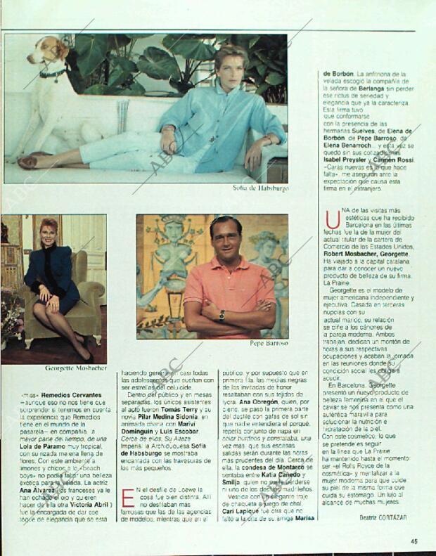 BLANCO Y NEGRO MADRID 12-03-1989 página 45