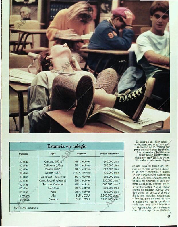 BLANCO Y NEGRO MADRID 12-03-1989 página 67