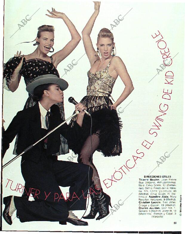 BLANCO Y NEGRO MADRID 12-03-1989 página 85