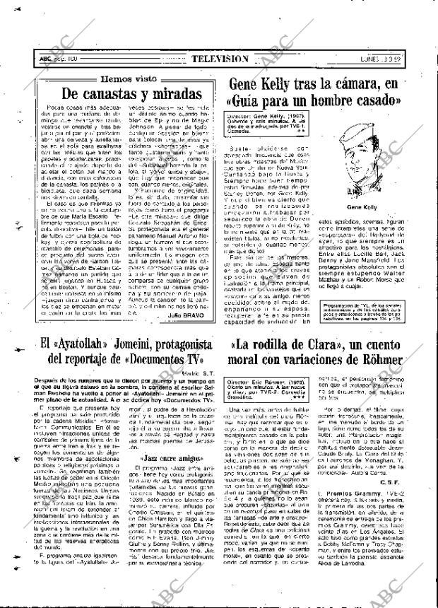 ABC MADRID 13-03-1989 página 100