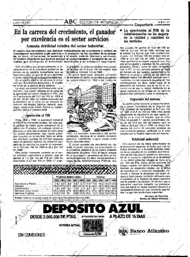 ABC MADRID 13-03-1989 página 61