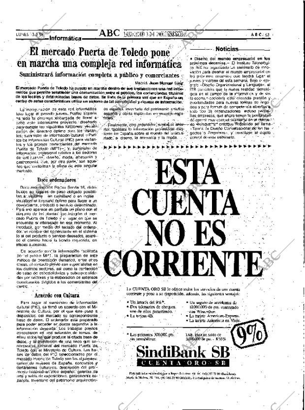 ABC MADRID 13-03-1989 página 63