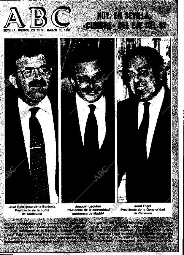 ABC SEVILLA 15-03-1989 página 1