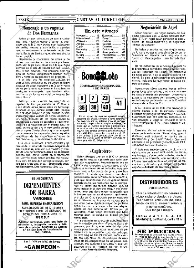 ABC SEVILLA 15-03-1989 página 14