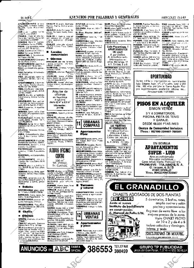 ABC SEVILLA 15-03-1989 página 86