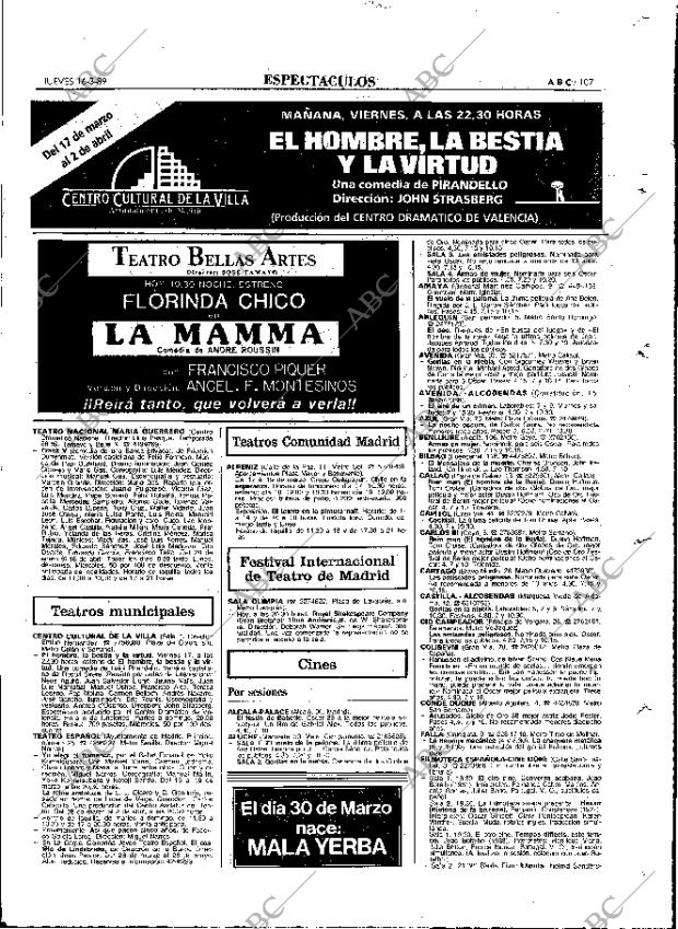 ABC MADRID 16-03-1989 página 107