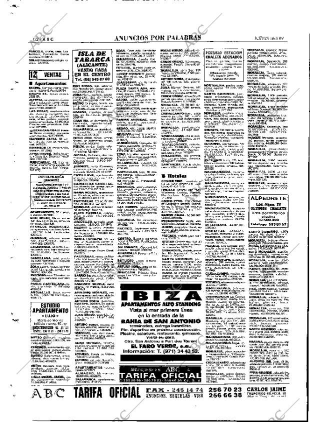 ABC MADRID 16-03-1989 página 122