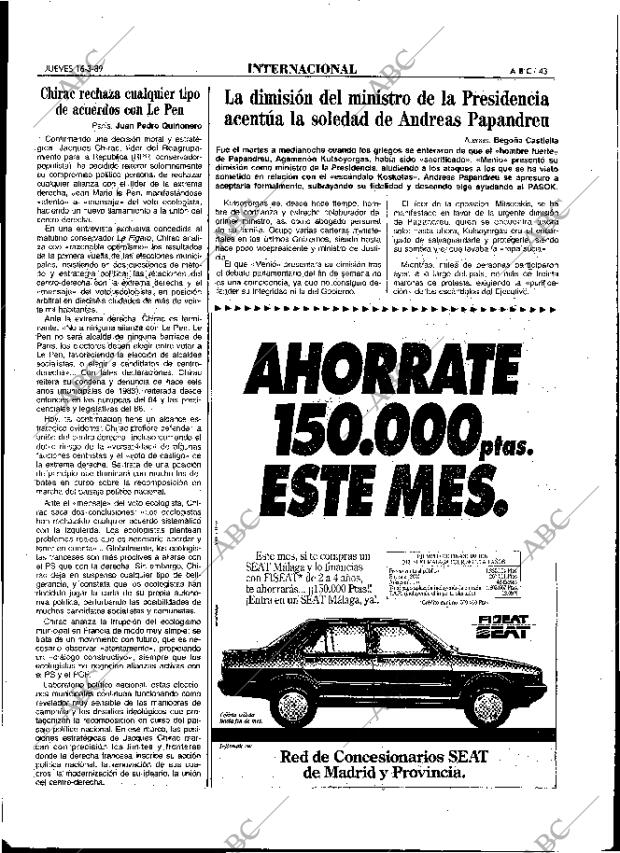 ABC MADRID 16-03-1989 página 43