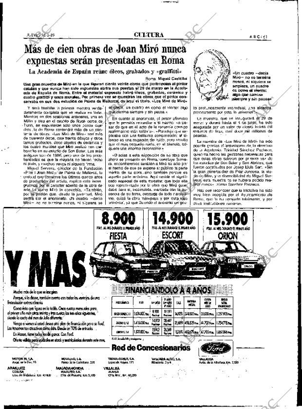 ABC MADRID 16-03-1989 página 61