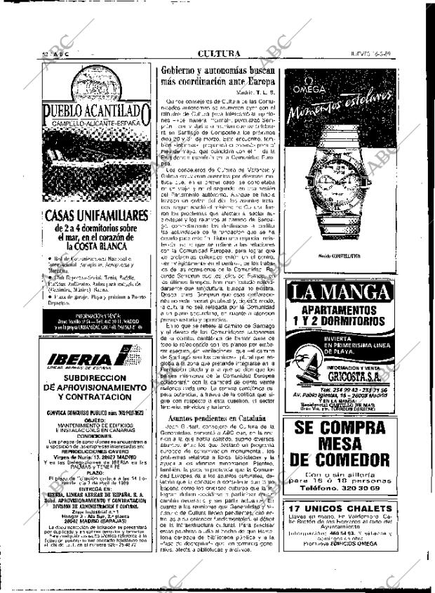 ABC MADRID 16-03-1989 página 62