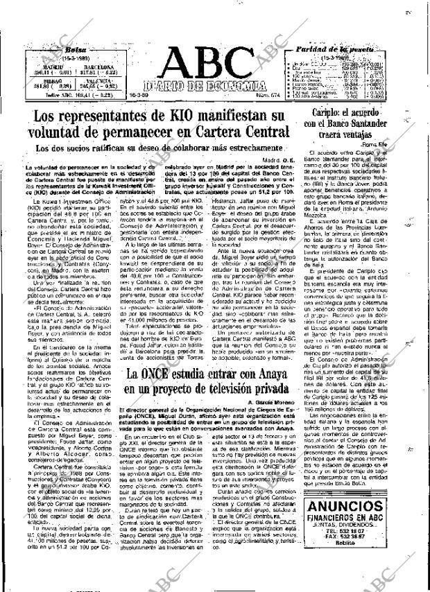 ABC MADRID 16-03-1989 página 81