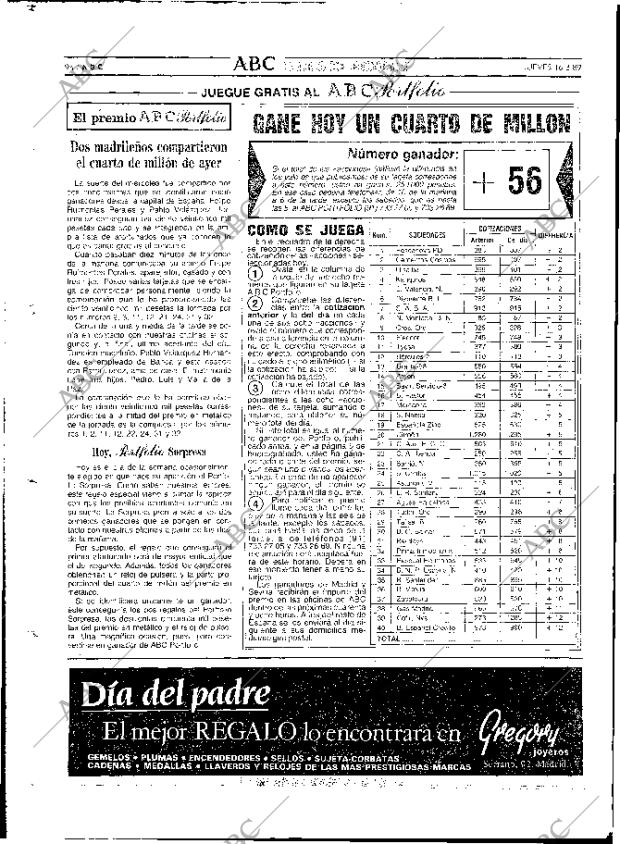 ABC MADRID 16-03-1989 página 94