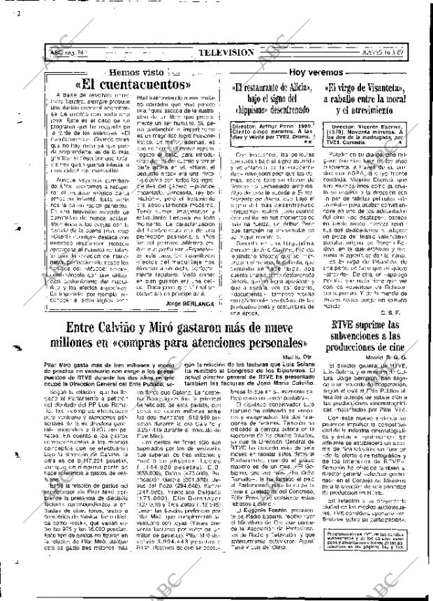 ABC MADRID 16-03-1989 página 98