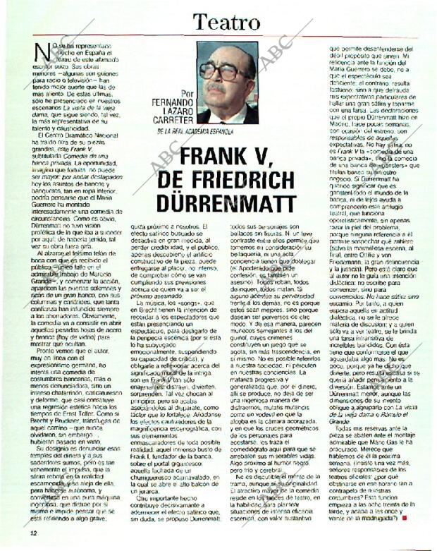 BLANCO Y NEGRO MADRID 19-03-1989 página 12