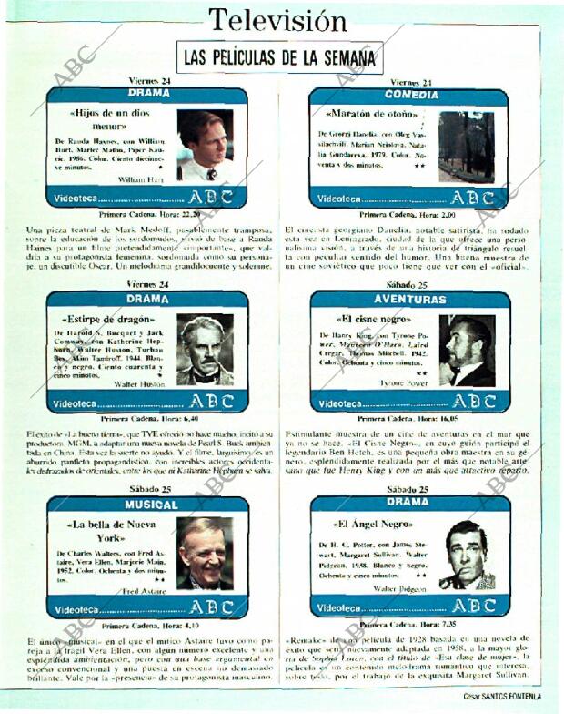 BLANCO Y NEGRO MADRID 19-03-1989 página 141