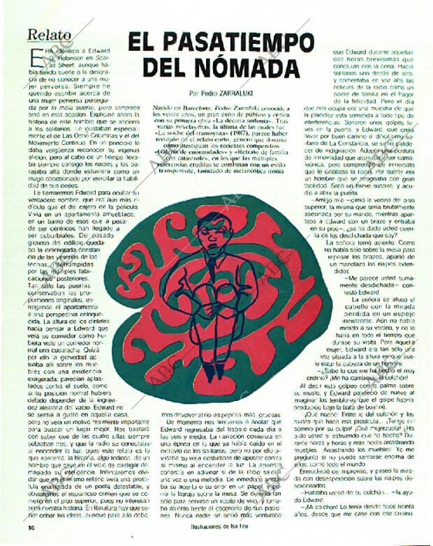 BLANCO Y NEGRO MADRID 19-03-1989 página 16