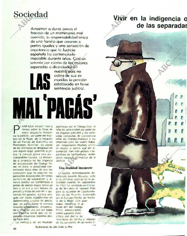 BLANCO Y NEGRO MADRID 19-03-1989 página 22