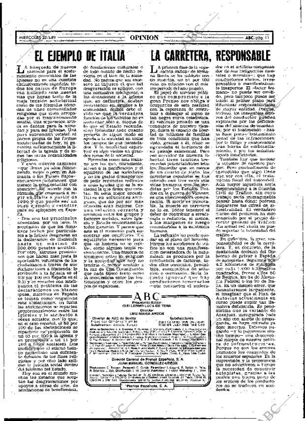 ABC MADRID 22-03-1989 página 11