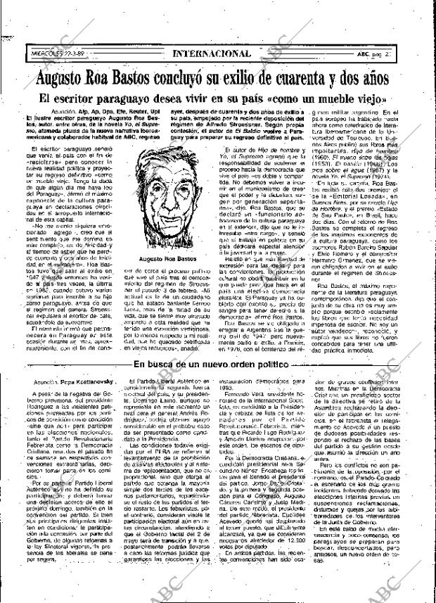 ABC MADRID 22-03-1989 página 21