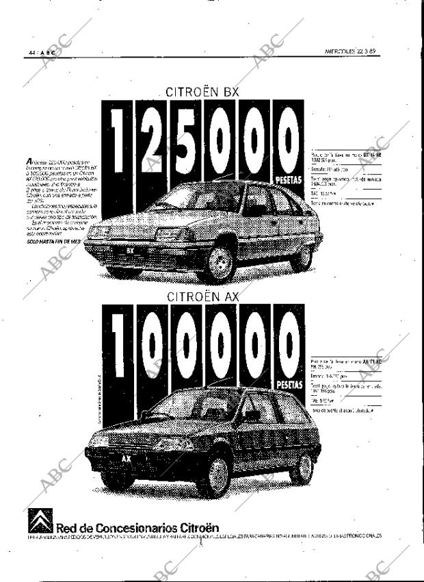 ABC MADRID 22-03-1989 página 44