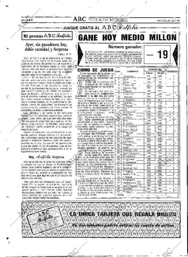 ABC MADRID 22-03-1989 página 66