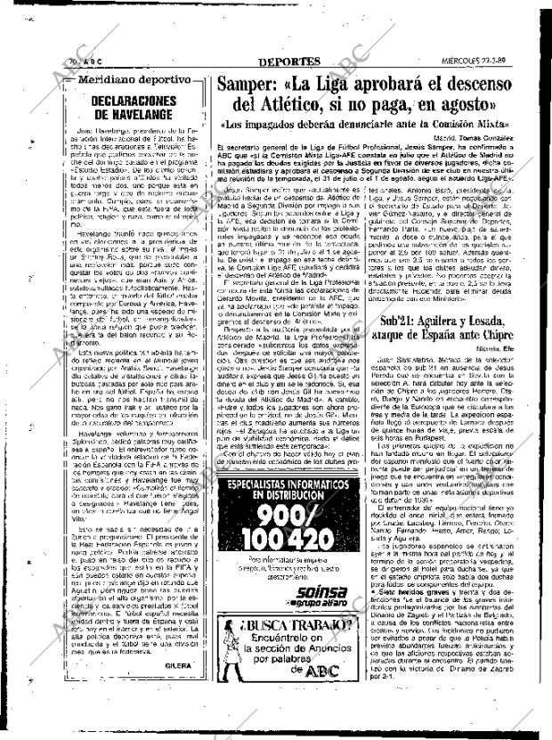 ABC MADRID 22-03-1989 página 70