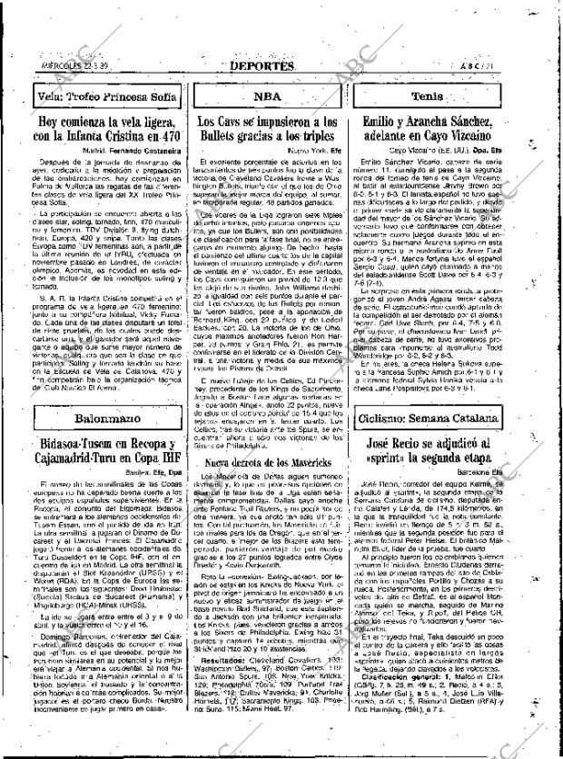 ABC MADRID 22-03-1989 página 71