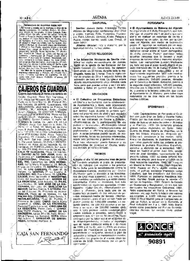 ABC SEVILLA 23-03-1989 página 30