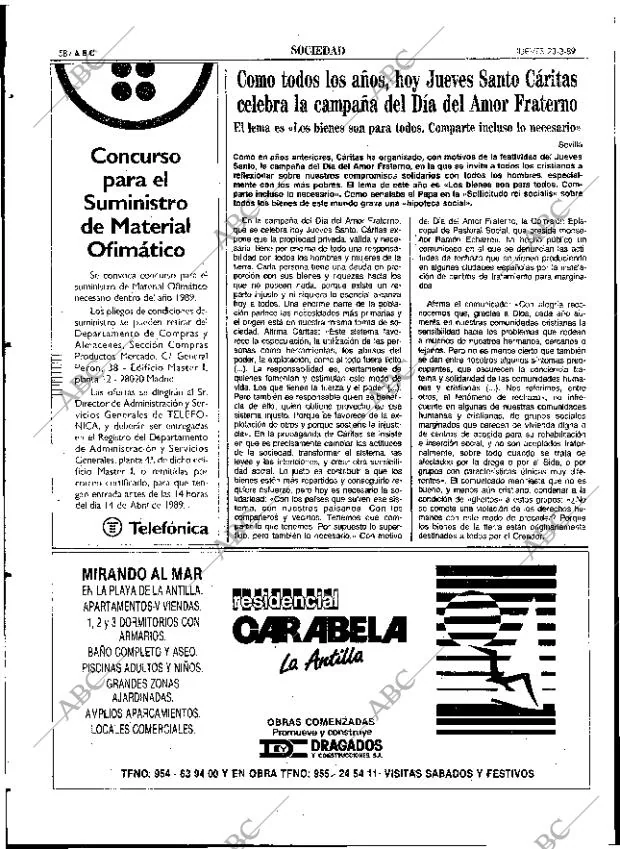 ABC SEVILLA 23-03-1989 página 58