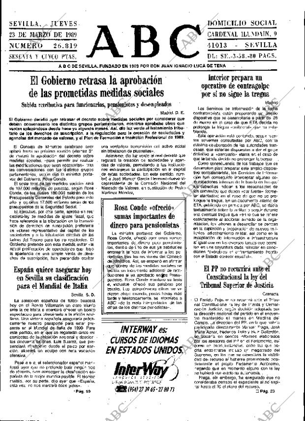 ABC SEVILLA 23-03-1989 página 9
