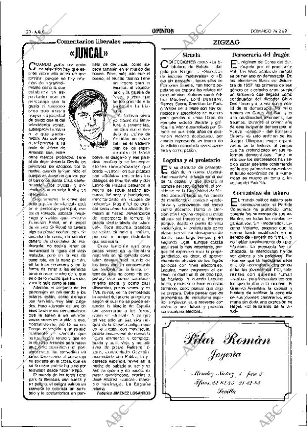 ABC SEVILLA 26-03-1989 página 20