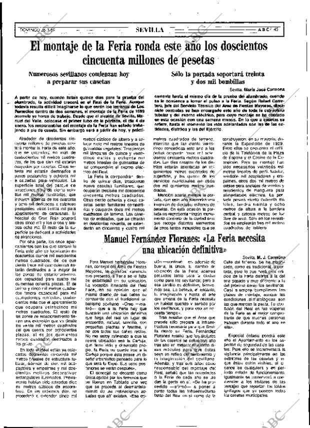 ABC SEVILLA 26-03-1989 página 45