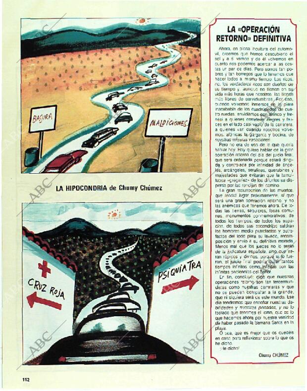 BLANCO Y NEGRO MADRID 26-03-1989 página 112