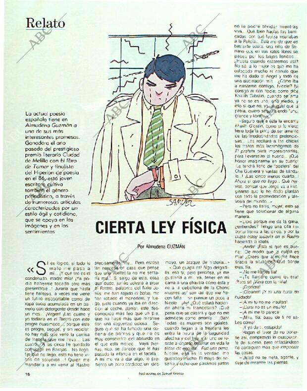 BLANCO Y NEGRO MADRID 26-03-1989 página 16