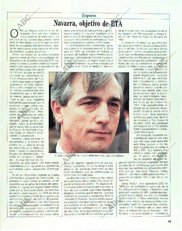 BLANCO Y NEGRO MADRID 26-03-1989 página 19