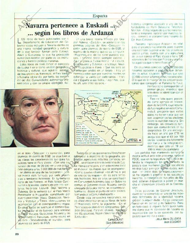 BLANCO Y NEGRO MADRID 26-03-1989 página 20