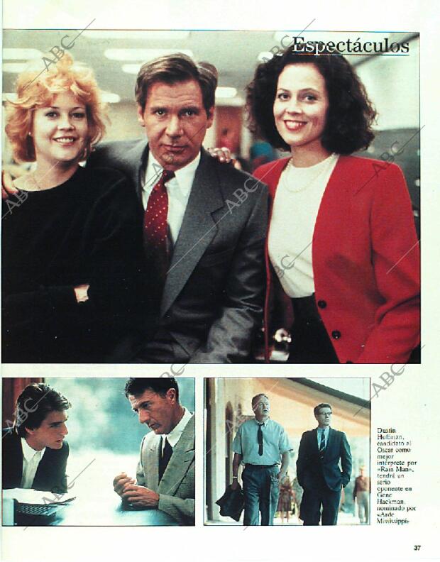 BLANCO Y NEGRO MADRID 26-03-1989 página 37