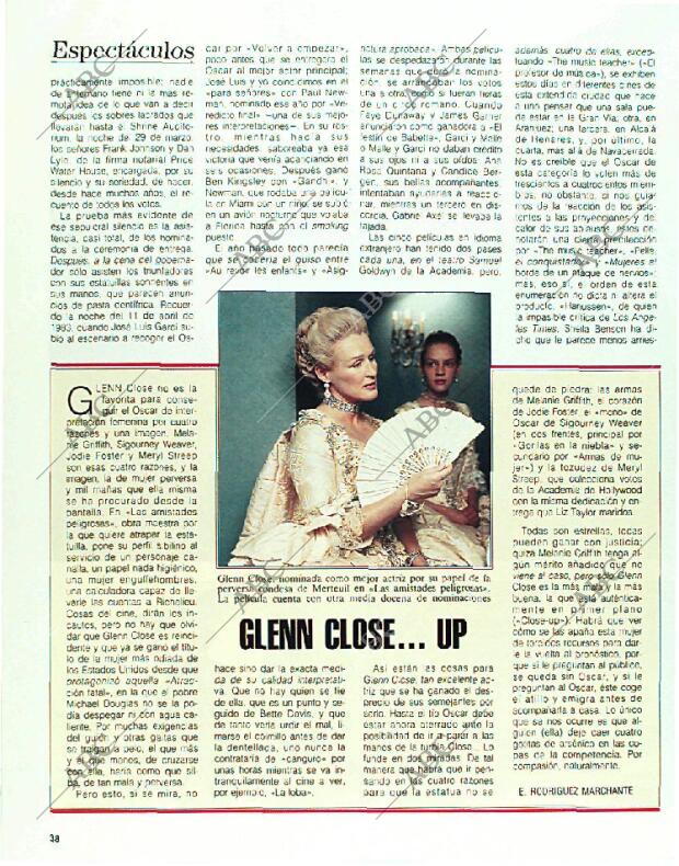 BLANCO Y NEGRO MADRID 26-03-1989 página 38