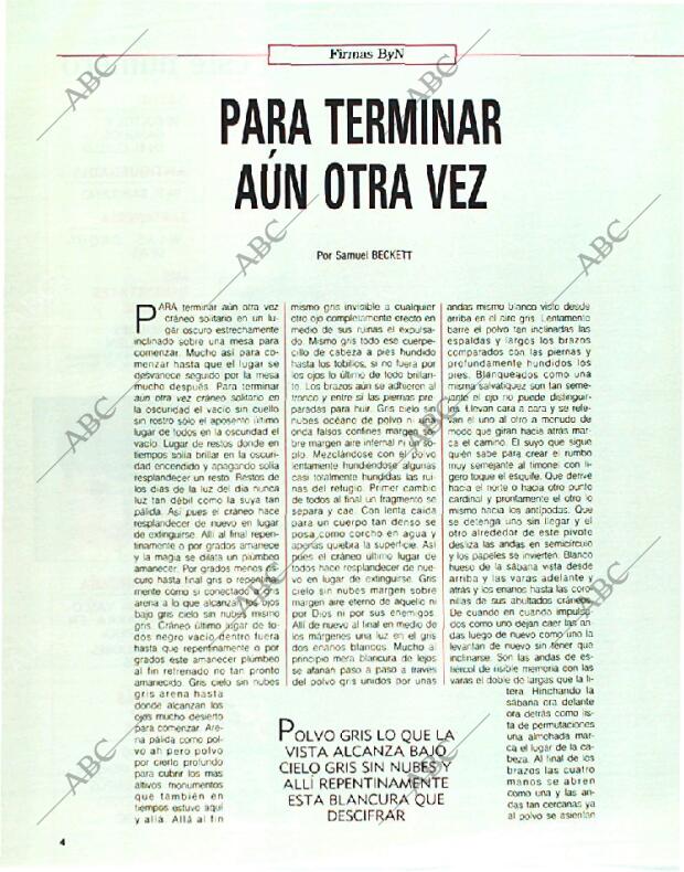 BLANCO Y NEGRO MADRID 26-03-1989 página 4