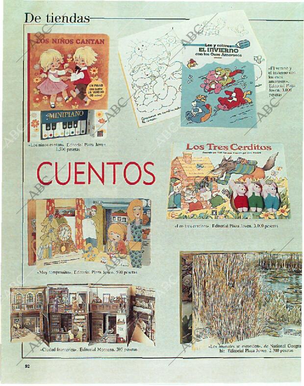 BLANCO Y NEGRO MADRID 26-03-1989 página 92