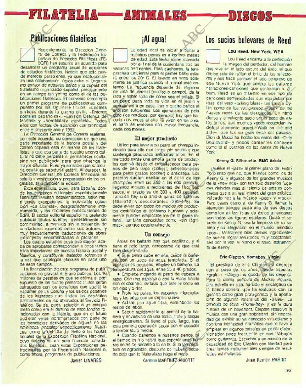 BLANCO Y NEGRO MADRID 26-03-1989 página 95