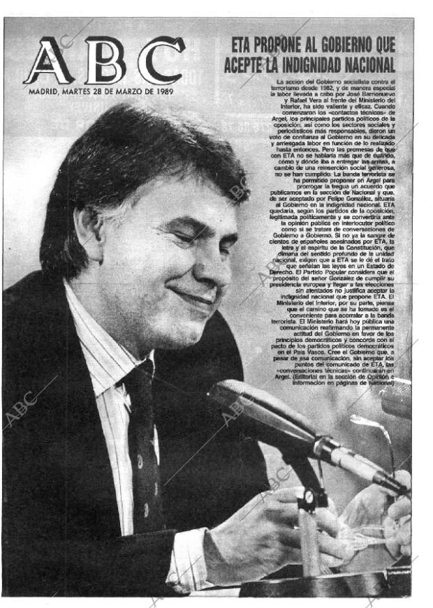 ABC MADRID 28-03-1989 página 1